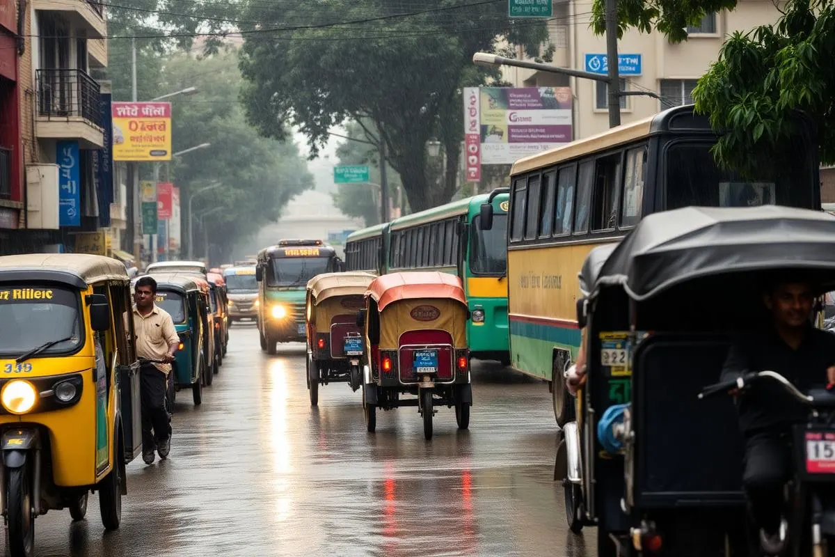 টানা বর্ষণে রাজধানীর নিচু এলাকায় জলাবদ্ধতা, ভোগান্তিতে নগরবাসী