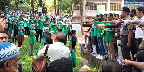 দুর্গাপুরে বিডি ক্লিনের মাদকমুক্তির শপথ এবং উপজেলা কার্যালয়ের সামনে প্রতিবাদ