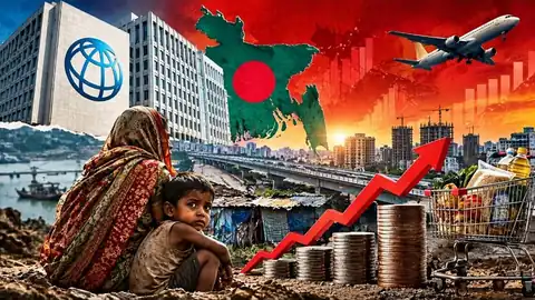 দারিদ্র্য, মূল্যস্ফীতি ও প্রবৃদ্ধি নিয়ে বাংলাদেশের প্রতীকী চিত্র